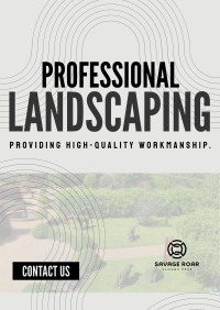 Modern Landscape Services Poster Image Preview