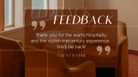 Minimalist Hotel Feedback Video Preview