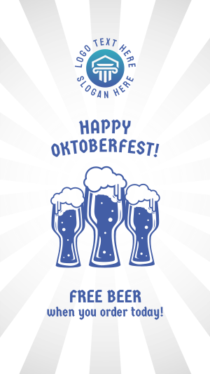 Happy Oktoberfest Facebook story Image Preview