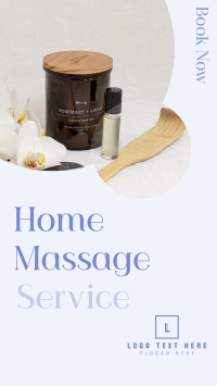Massage at your Home Facebook Story Design