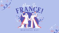 Wave Your Flag this Bastille Day Facebook Event Cover Design