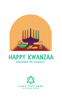 Kwanzaa Window Instagram story Image Preview