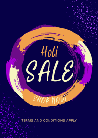 Holi Powder Explosion Sale Poster Image Preview