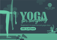 Join A Class Yoga Postcard Image Preview