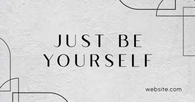 Be Yourself Facebook ad Image Preview