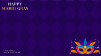 Mardi Gras Party Zoom background Image Preview