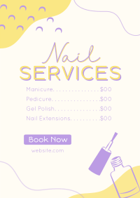 Where Nails Become Art Flyer Design