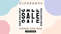 Clearance Sale Facebook Event Cover Design
