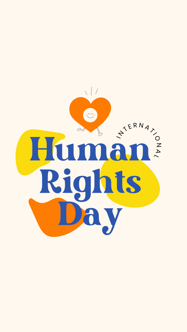 International Human Rights Day Facebook Story Design