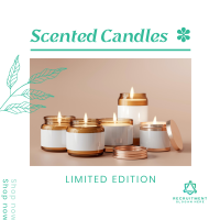 Limited Edition Scented Candles Instagram Post Design