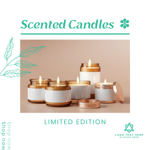 Limited Edition Scented Candles Instagram post Image Preview