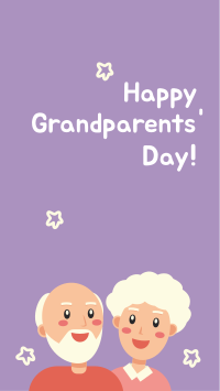 Grandparents Day Illustration Greeting Facebook story Image Preview