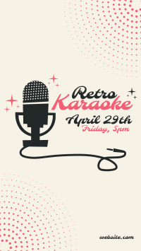 Retro Karaoke Instagram story Image Preview