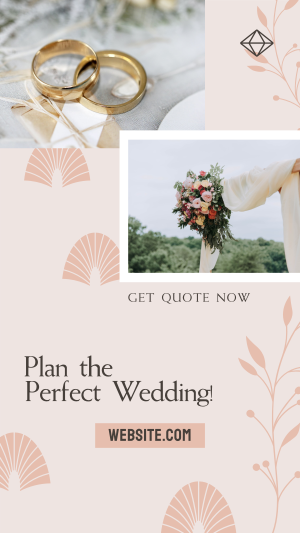 Professional Wedding Planner Instagram story