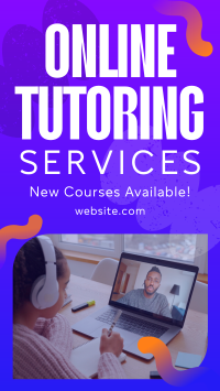 Online Tutor Services Video Image Preview