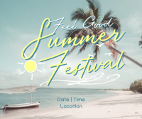 Summer Songs Fest Facebook Post Design
