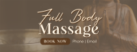 Full Body Massage Facebook cover Image Preview