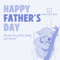 Father's Day Koala Linkedin Post Image Preview