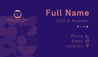 Modern Geometric Pattern Business Card Preview