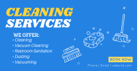 Professional Cleaning Service Facebook Ad Design