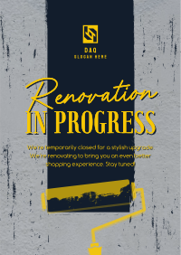 Renovation In Progress Poster Image Preview
