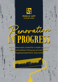 Renovation In Progress Poster Image Preview