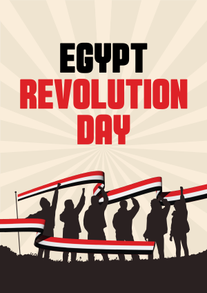 Celebrate Egypt Revolution Day Flyer Image Preview