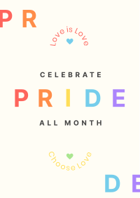 Pride All Month Flyer Design