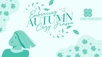 Cozy Autumn Season Facebook Event Cover Design