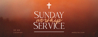 Blessed Sunday Service Facebook cover Image Preview