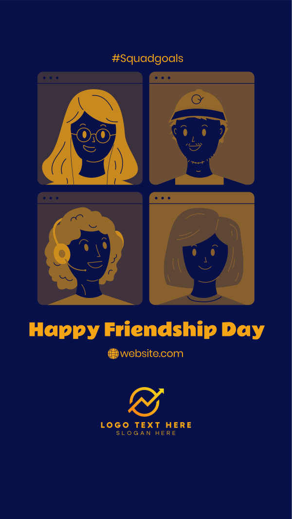 Friends Forever Instagram Story Design Image Preview