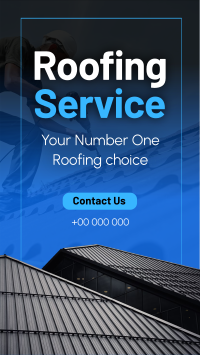 Roofing Service YouTube short Image Preview