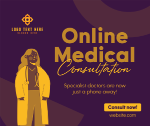 Online Specialist Doctors Facebook post Image Preview