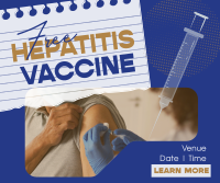 Contemporary Hepatitis Vaccine Facebook post Image Preview