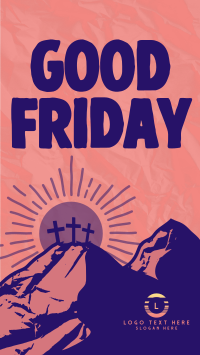 Good Friday Golgotha Instagram reel Image Preview