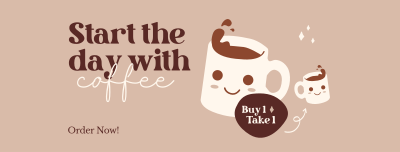 Coffee Promo Facebook cover Image Preview