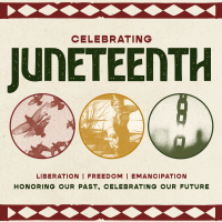  Retro Juneteenth Greeting Instagram post Image Preview