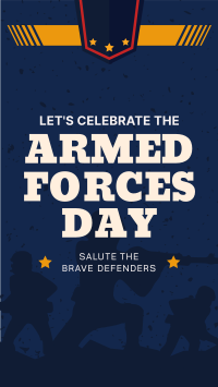 Armed Forces Day Greetings Instagram Reel Image Preview