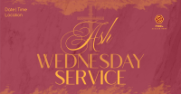 Ash Wednesday Simple Reminder Facebook ad Image Preview