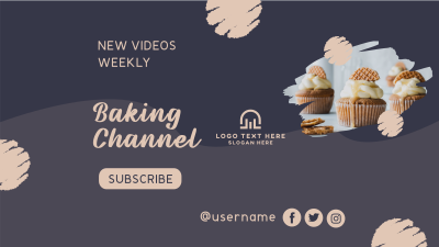 Homemade Muffins YouTube cover (channel art) Image Preview