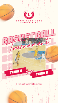 Basketball Game Tournament Video Image Preview