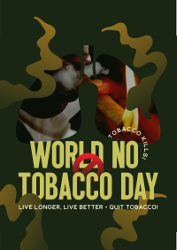 Say No to Tobacco Flyer Design