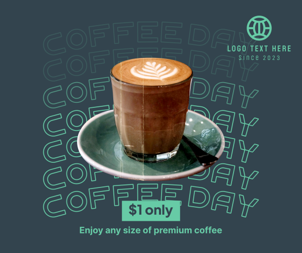 $1 Premium Coffee Facebook Post Design Image Preview