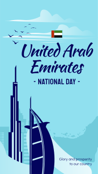 UAE National Day Facebook Story Design