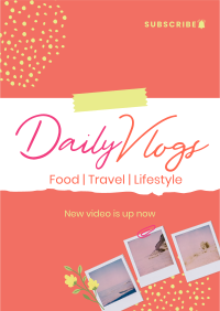 Scrapbook Daily Vlog Flyer Image Preview