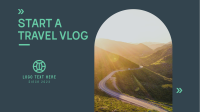 Travel Vlog Facebook event cover Image Preview
