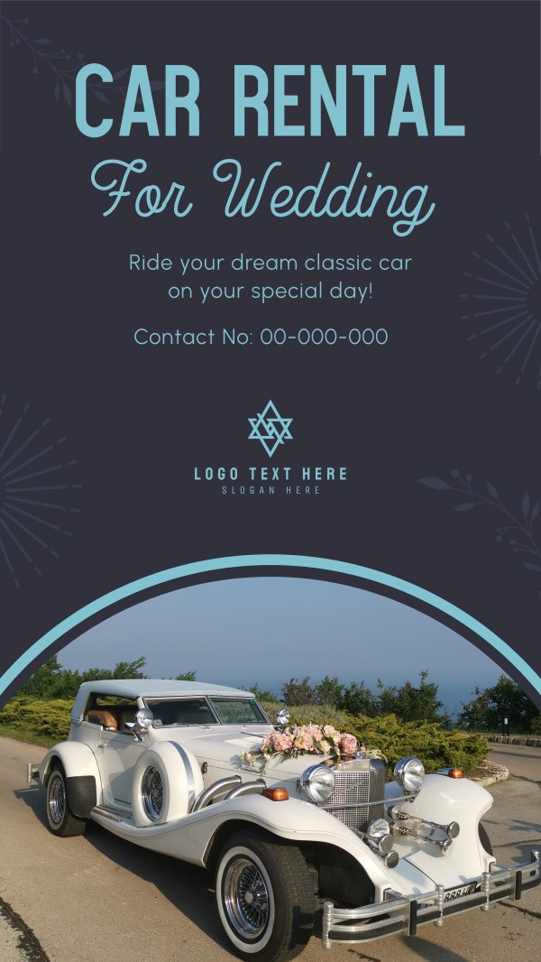 Classic Car Rental Instagram Story Design Image Preview