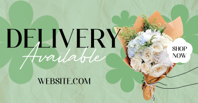 Flower Delivery Available Facebook ad Image Preview
