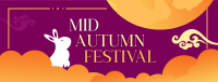 Mid Autumn Bunny Facebook cover Image Preview