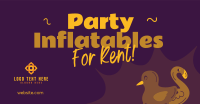 Party Inflatables Rentals Facebook Ad Design